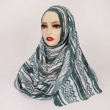 Load image into Gallery viewer, 1Pcs Fashion Watercolor Print Hijab Islam Ramadan Women Bohemian Soft Muslim Hijabs Foulard Femme Shawl Wrap Scarf Headscarf