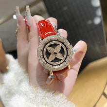 Load image into Gallery viewer, 2025 Quality watches for women, four leaf timing, vintage flowers, light luxury, versatile fashion, exquisite temperament