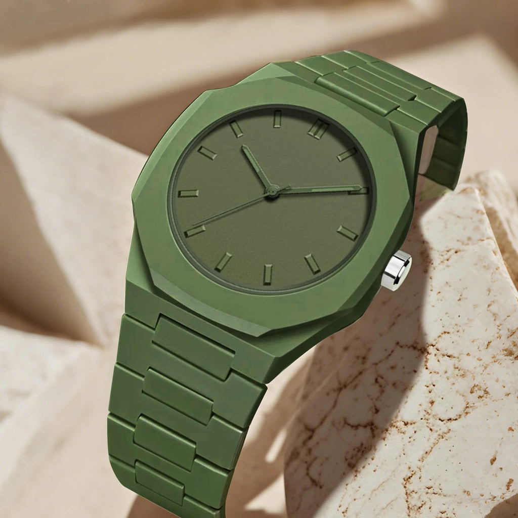 2025 New Modern Simple Creative Sports and Leisure Watch Creative Design Waterproof Quartz Movement Energy Watches Gift for Men