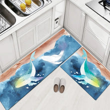 Load image into Gallery viewer, Kitchen Carpet Door Mat Waterproof and Oil-proof PVC Carpet Non-slip Floor Mat Carpets for Living Room