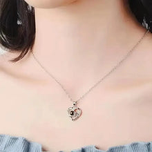 Load image into Gallery viewer, 1 Set Artificial Flower Gift Box with I Love You Necklace - Christmas, Valentines Day, Mothers Day,  Anniversary, Birthday Gifts