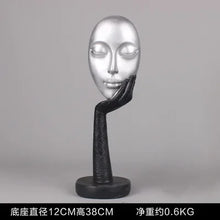 Load image into Gallery viewer, Home Decoration Accessories Modern Office Livingroom Desk Ornament Decor Art Sculpture Resin Mask Handicrafts Polyresin Statue