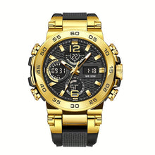 Load image into Gallery viewer, New Watches For Men Waterproof Clock Alarm Reloj Hombre LCD Dual Display Wristwatch Quartz Sports Mens Watch
