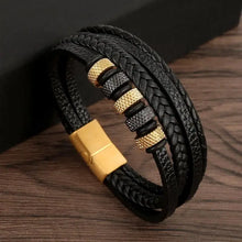Load image into Gallery viewer, Classic Men&#39;s Leather Bracelet New Style Hand-woven Multi-layer Combination Accessory Fashion Man Jewelry Wholesale Dropshipping