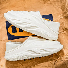 Load image into Gallery viewer, Slippers for Men Add Velvet Heel Covering Non-Slip Wear-resistant Waterproof Couple Women Home Shoes Shoes for Men Warm New