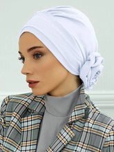 Load image into Gallery viewer, Islamic Hat Hijabs For Woman Trendy Flower Headscarf Undercap Bonnet Women Muslim Turban Hat Ladies Head Wrap Bandana Skullcap