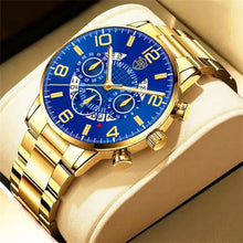 Load image into Gallery viewer, 5 Pcs/Set Men&#39;s Watches Quartz Men&#39;s Watches Mens Watches Men Watches Alloy Strap Men&#39;s WatchesPerfect for Daily Wear