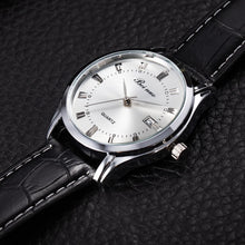 Load image into Gallery viewer, Men Watches Business Wrist Watch Luxury Leather Strap Analog Watches Quartz Wristwatches Clock Men Simple Watch Gifts for Men