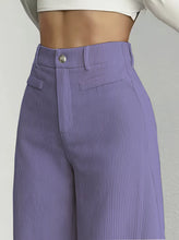 Load image into Gallery viewer, Women&#39;s clothing elegant, casual, fashionable, slimming, versatile, corduroy, autumn and winter fabric, long pants