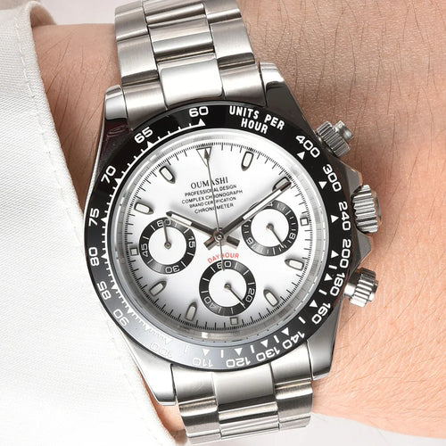 Quartz watches luxury men's watches VK63 movement sapphire glass watches panda series watches support custom logo