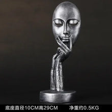 Load image into Gallery viewer, Home Decoration Accessories Modern Office Livingroom Desk Ornament Decor Art Sculpture Resin Mask Handicrafts Polyresin Statue