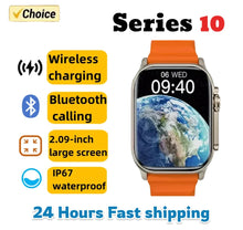 Load image into Gallery viewer, 2025 New Smart Watch Series 10 Screen Bluetooth Call Heart Rate Blood Pressure GPS Smartwatch for Android IOS Sports Watch