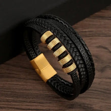 Load image into Gallery viewer, Classic Men&#39;s Leather Bracelet New Style Hand-woven Multi-layer Combination Accessory Fashion Man Jewelry Wholesale Dropshipping