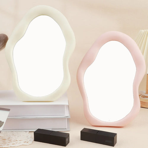 Makeup Mirror Room Decoration Desk Accessorie Mirror Decoration Bedroom Decorative Mirrors Tabletop Mirror Home Aesthetic Decor