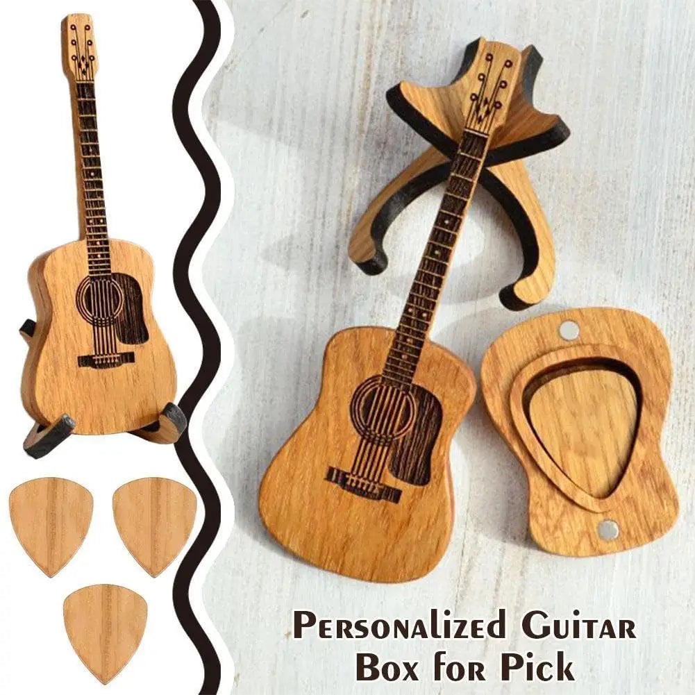 1 Guitar Lover Gift Set - Personalized Engraved Guitar Picks, Perfect for Anniversaries or Gifts for Father, Brothers or Friends