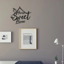 Load image into Gallery viewer, Home Sweet Home Metal Wall Decor Sign Aesthetic Bedroom Room Door Decoration Modern Hangings Plate Decorative Items