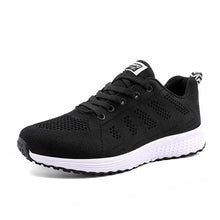 Load image into Gallery viewer, Women Casual Shoes Fashion Breathable Walking Mesh FlatShoesSneakers White Female Footwear