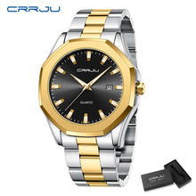 Load image into Gallery viewer, Watches for Men Classic with Date Business Dress Luxury Waterproof Luminous Mens Wrist Watch Analog Stainless Steel Men Watch
