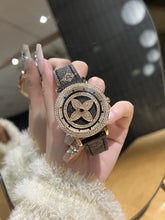 Load image into Gallery viewer, 2025 Quality watches for women, four leaf timing, vintage flowers, light luxury, versatile fashion, exquisite temperament