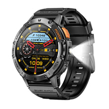 Load image into Gallery viewer, For Android ios New AMOLED Smart Watch Men with Flashlight Sports Waterproof Fitness Tracker Bluetooth Call Smartwatch Man+Box