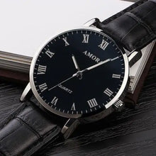 Load image into Gallery viewer, Men Watches Business Wrist Watch Luxury Leather Strap Analog Watches Quartz Wristwatches Clock Men Women Casual Simple Watch