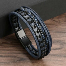 Load image into Gallery viewer, Classic Men&#39;s Leather Bracelet New Style Hand-woven Multi-layer Combination Accessory Fashion Man Jewelry Wholesale Dropshipping