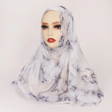 Load image into Gallery viewer, 1Pcs Fashion Watercolor Print Hijab Islam Ramadan Women Bohemian Soft Muslim Hijabs Foulard Femme Shawl Wrap Scarf Headscarf