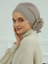 Load image into Gallery viewer, Islamic Hat Hijabs For Woman Trendy Flower Headscarf Undercap Bonnet Women Muslim Turban Hat Ladies Head Wrap Bandana Skullcap