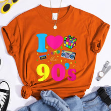 Load image into Gallery viewer, Women&#39;s Fashion 90&#39;s T-Shirt Summer Casual Classic 90&#39;s Shirt Loose Women&#39;s T-Shirt Tops