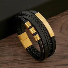 Load image into Gallery viewer, Classic Men&#39;s Leather Bracelet New Style Hand-woven Multi-layer Combination Accessory Fashion Man Jewelry Wholesale Dropshipping