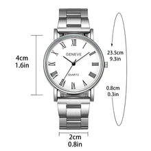 Load image into Gallery viewer, Men Watches Reloj Hombre Fashion Retro Casual Business Quartz Watch for Men Steel Band Roman Number Dial Wristwatches Montres