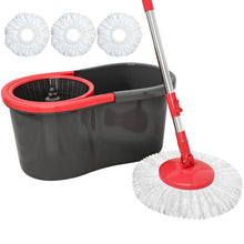 Load image into Gallery viewer, Mop and Bucket with Wringer Set for Home 360º Spin Mop and BucketMop and Bucket Set