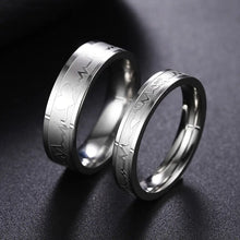 Load image into Gallery viewer, Titanium Steel ECG Ring for Men and Women Fashion