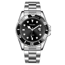 Load image into Gallery viewer, Men Silver Stainless Steel Waterproof Watches