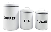 Load image into Gallery viewer, Metal Storage Canisters and Containers for Home and Kitchen Organization Function and Decor