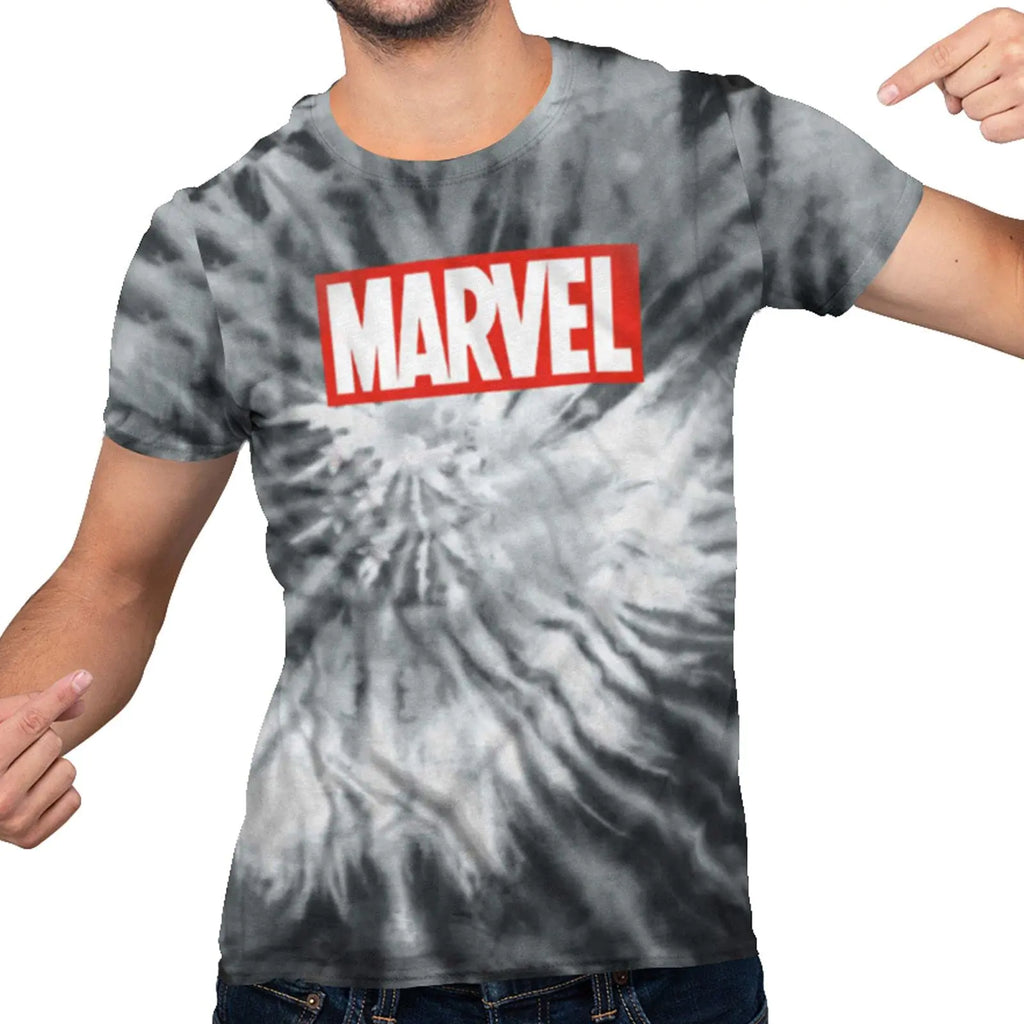 Marvel Classic Logo Adult Tee Graphic T-Shirt for Men Tshirt
