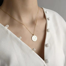 Load image into Gallery viewer, Abstract Face Necklace, Silver Chain Necklace