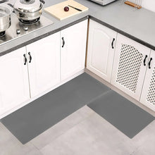 Load image into Gallery viewer, Kitchen Floor Mat Two-piece Set Of Non-slip, Waterproof And Easy To Scrub For Home, Kitchen